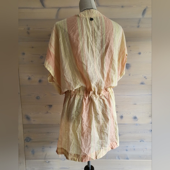 NWT prAna Marina Bay Tunic Sunset Peach Cover-Up size M - Picture 3 of 11